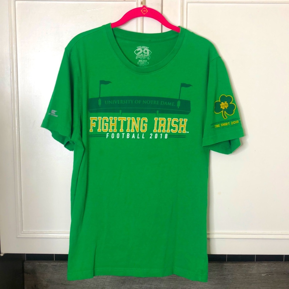 Notre Dame football T-shirt 2018 colosseum mens size L